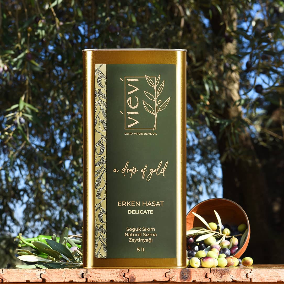 Vievi 2025-2026 Delicate Erken Hasat Soğuk Sıkım Natürel Sızma Zeytinyağı TRİLYE 5 lt
