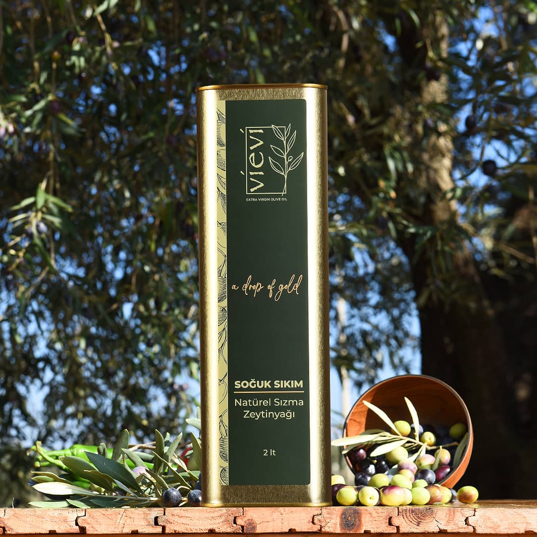 VİEVİ - Vievi 2025-2026 Delicate Olgun Hasat Soğuk Sıkım Natürel Sızma Zeytinyağı 2 lt TRİLYE